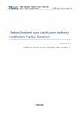 แนวปฏิบัติของผู้ให้บริการออกใบรับรองอิเล็กทรอนิกส์แห่งชาติ Thailand NRCA (CPS Version 4.3) (SS...